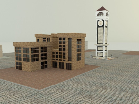 City builgings 3d Modelo 3D