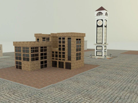 City builgings 3d 3D Model
