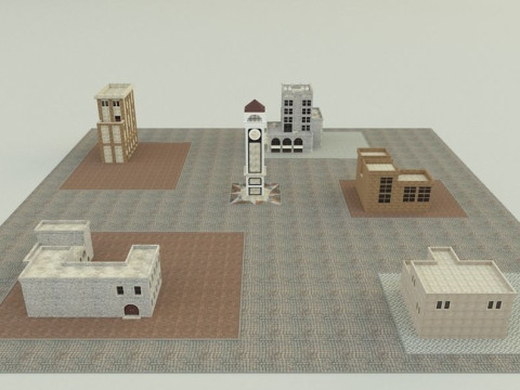 City builgings 3d Modelo 3D