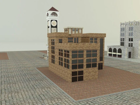 City builgings 3d 3D Model