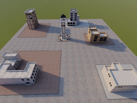 City builgings 3d Modelo 3D