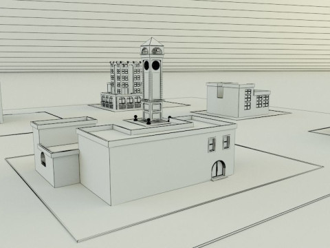 City builgings 3d Modelo 3D