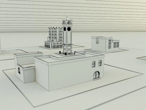 City builgings 3d 3D Model