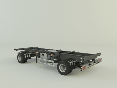 Container trailer 580 3Dモデル