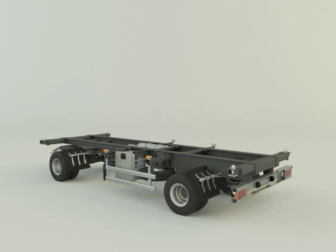 Container trailer 580 3D Model