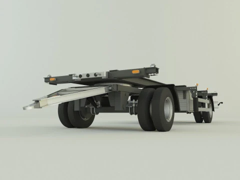 Container trailer 580 3D Model