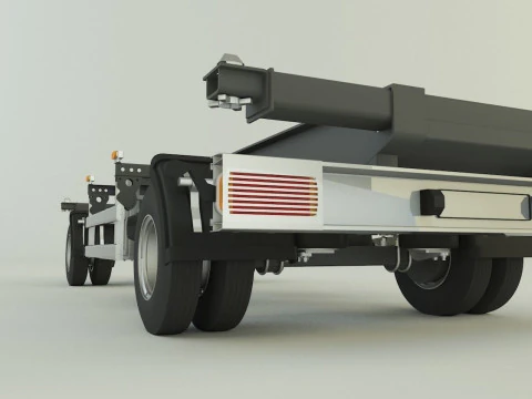 Container trailer 580 3D Model