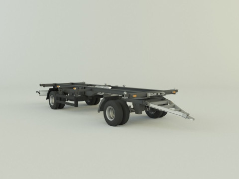 Container trailer 580 3Dモデル