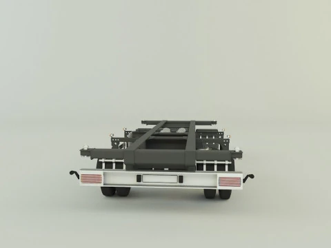 Container trailer 580 3D Model