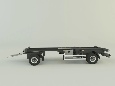 Container trailer 580 3D Model