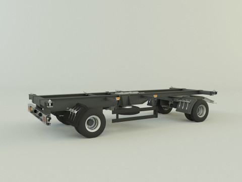 Container trailer 580 3Dモデル