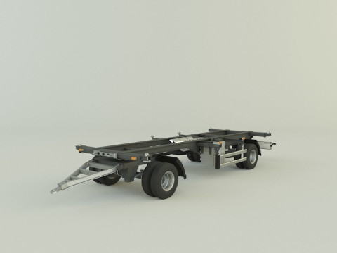 Container trailer 580 3Dモデル