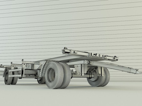 Container trailer 580 3Dモデル