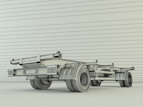 Container trailer 580 3Dモデル
