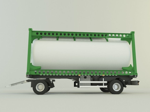Container trailer 585 3D मॉडल