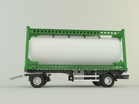 コンテナトレーラー 585 3Dモデル