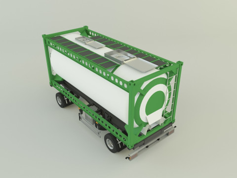 Container trailer 585 3D मॉडल