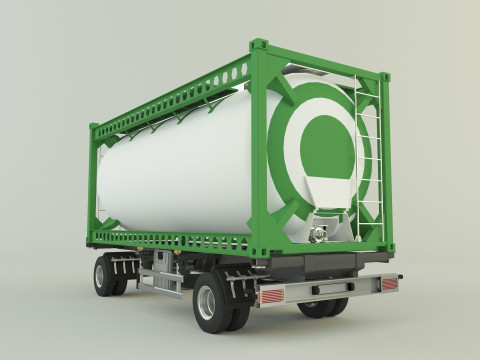 Container trailer 585 3D मॉडल