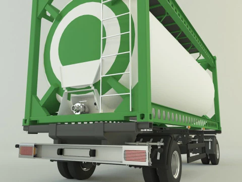 コンテナトレーラー 585 3Dモデル