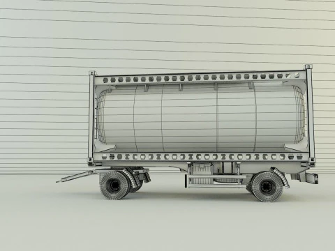 コンテナトレーラー 585 3Dモデル