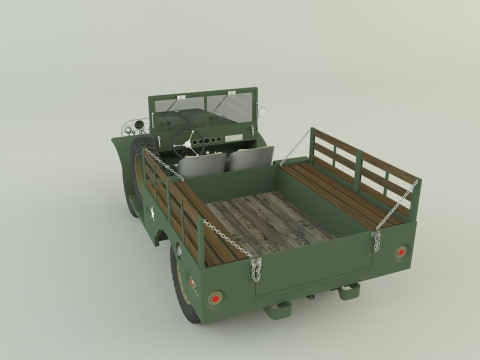 Dodge WC 51 3D 3D-Modell