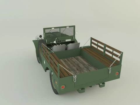 Dodge WC 51 3D 3D Model