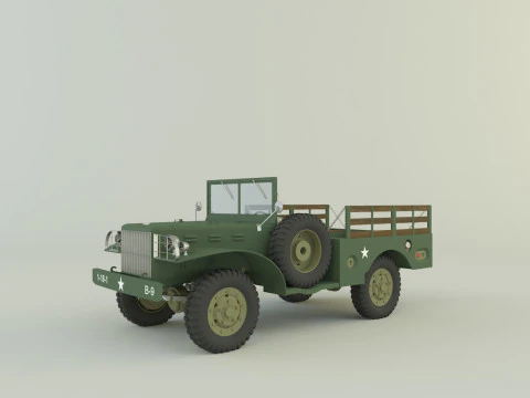 Dodge WC 51 3D 3D Model