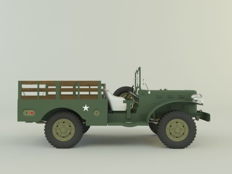 Dodge WC 51 3D 3D-Modell