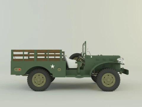Dodge WC 51 3D 3D Model
