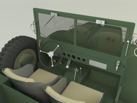 Dodge WC 51 3D 3D-Modell