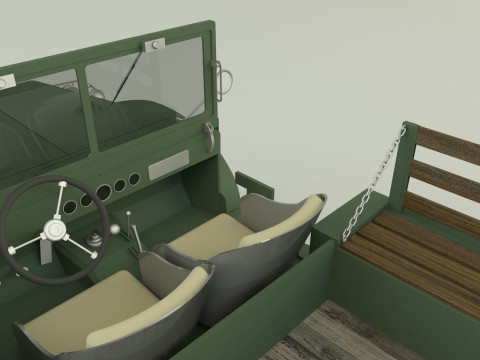 Dodge WC 51 3D 3D-Modell