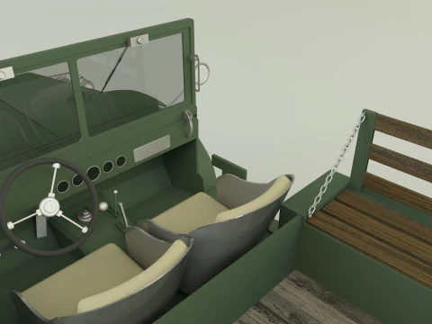 Dodge WC 51 3D 3D Model