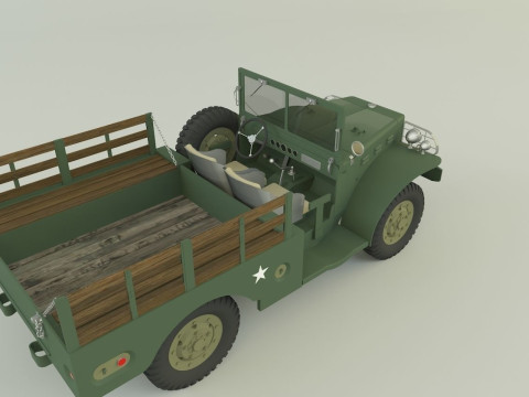 Dodge WC 51 3D 3D-Modell