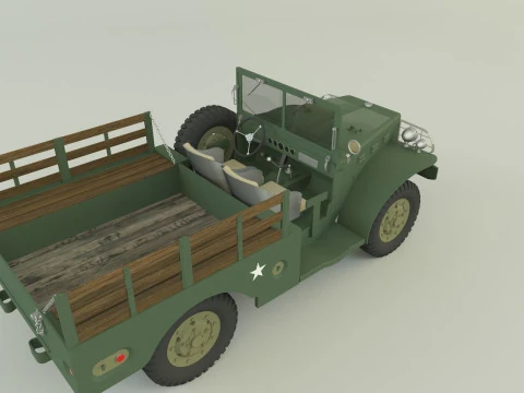 Dodge WC 51 3D 3D Model