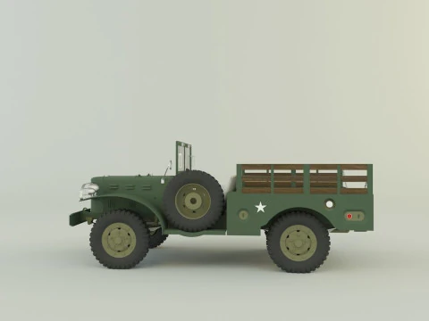 Dodge WC 51 3D 3D Model