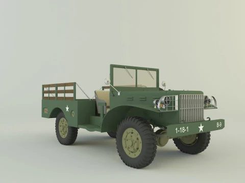 Dodge WC 51 3D 3D Model