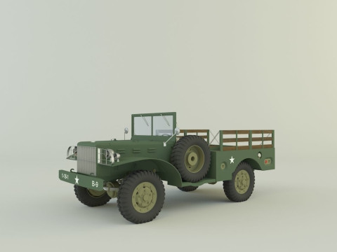 Dodge WC 51 3D 3D-Modell