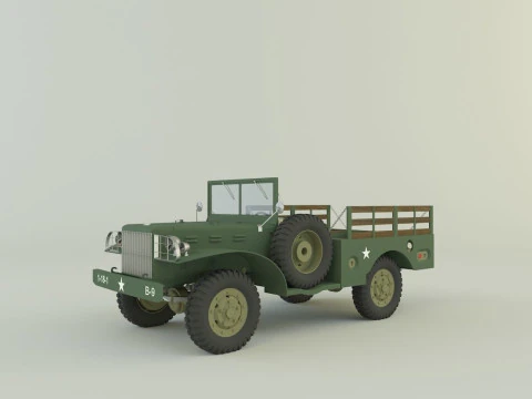 Dodge WC 51 3D 3D Model