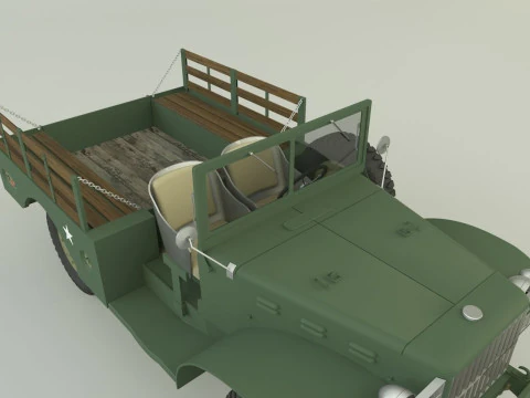 Dodge WC 51 3D 3D Model