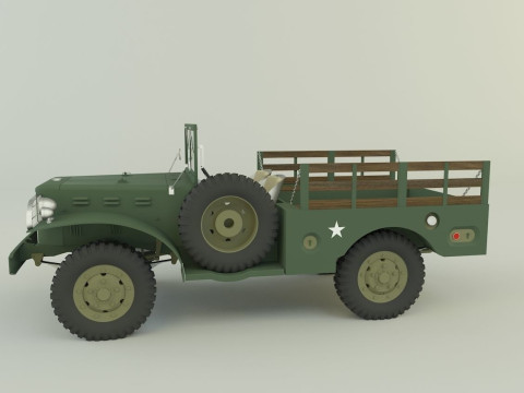 Dodge WC 51 3D 3D-Modell
