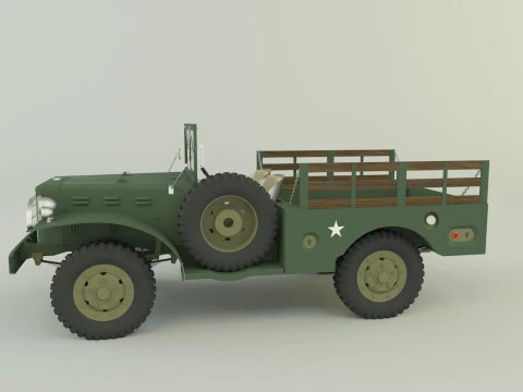 Dodge WC 51 3D 3D Model