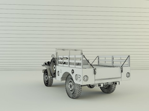 Dodge WC 51 3D 3D-Modell