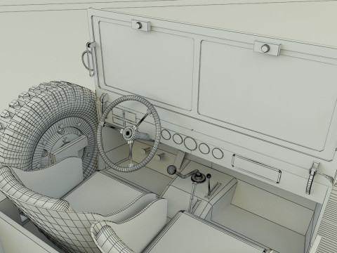 Dodge WC 51 3D 3D-Modell