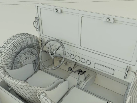 Dodge WC 51 3D 3D Model