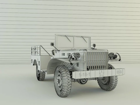 Dodge WC 51 3D 3D Model