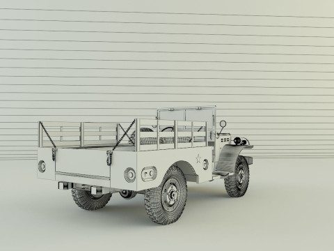 Dodge WC 51 3D 3D-Modell