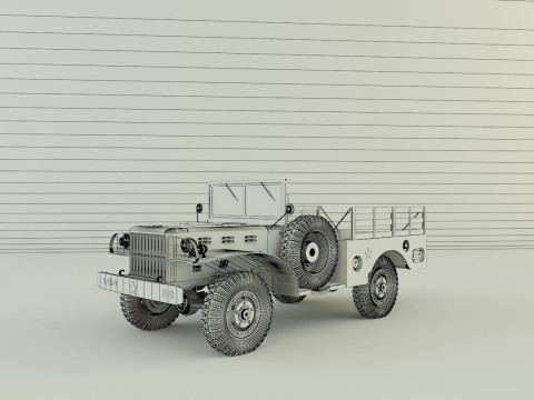 Dodge WC 51 3D 3D-Modell