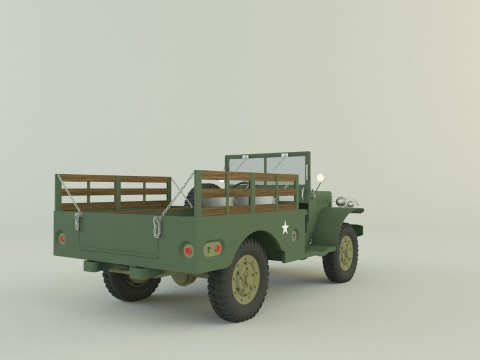 Dodge WC 51 3D 3D-Modell