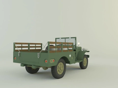 Dodge WC 51 3D 3D Model