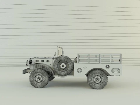 Dodge WC 51 3D 3D Model